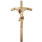 Crucifix Walder + carved curved cross