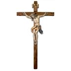 Crucifix Romerio straight cross carved