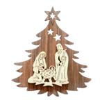 Holy Family on both sides of fir