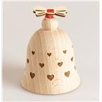 Glocke Pattern aus Buche mit Herz