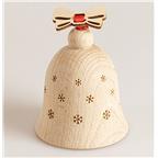 Glocke Pattern aus Buche mit Schneeflocke