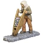 Miner with wheelbarrow